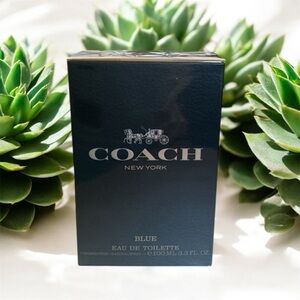 NIB Coach NY BLUE For Men E.D.T- 3.3FL OZ